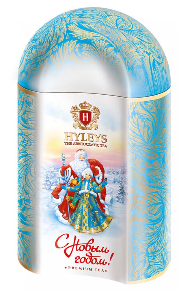 

Чай HYLEYS черный индийский крупнолистовой Дед Мороз и Снегурочка, 80 г