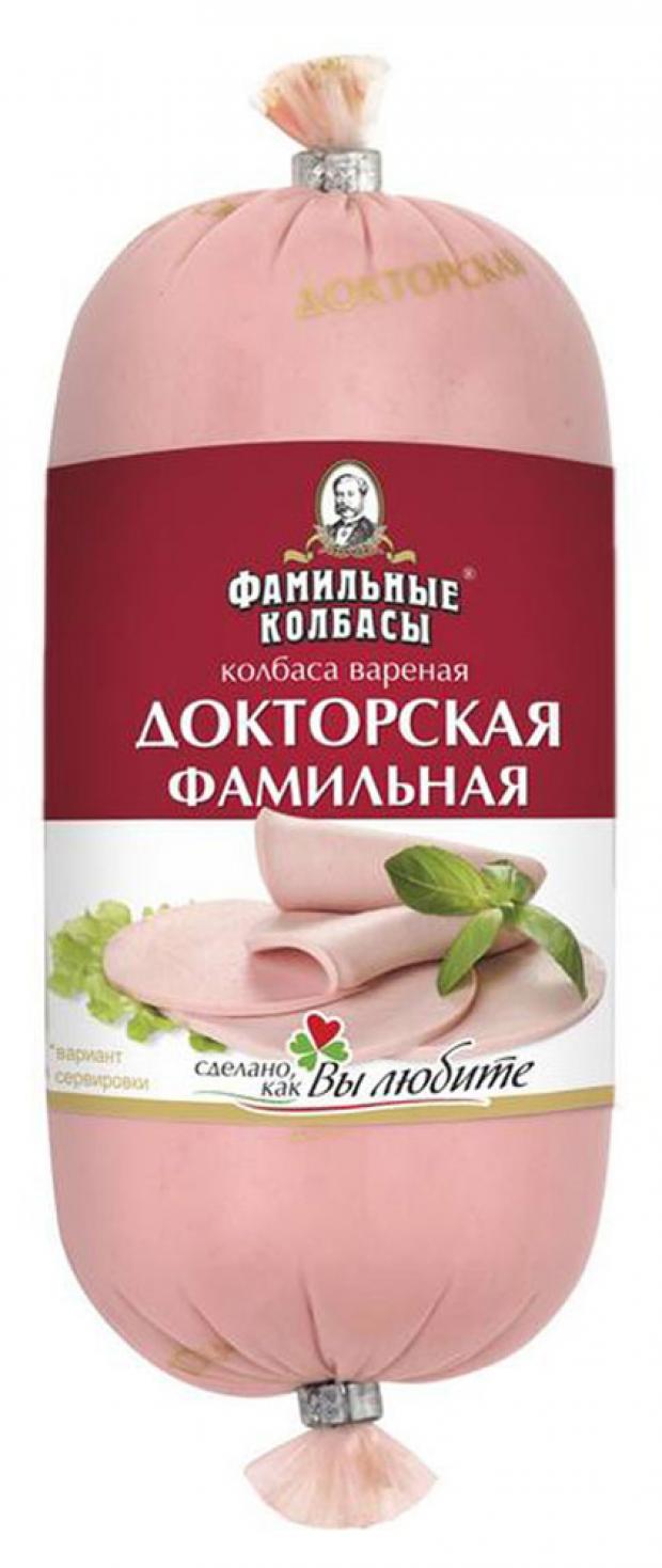 

Колбаса вареная «Фамильные колбасы» Докторская Фамильная, 400 г