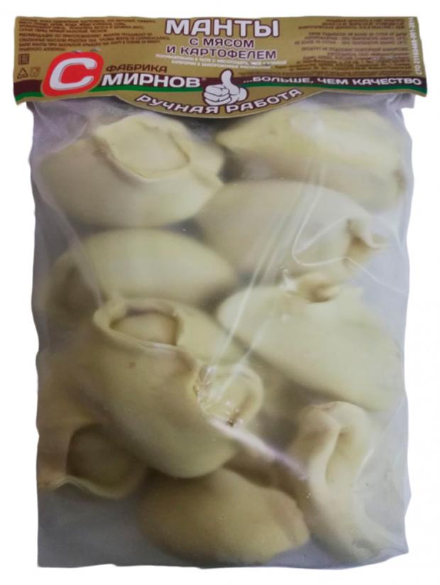 

Манты «Фабрика Смирнов» с мясом и картофелем СТО, 1 кг