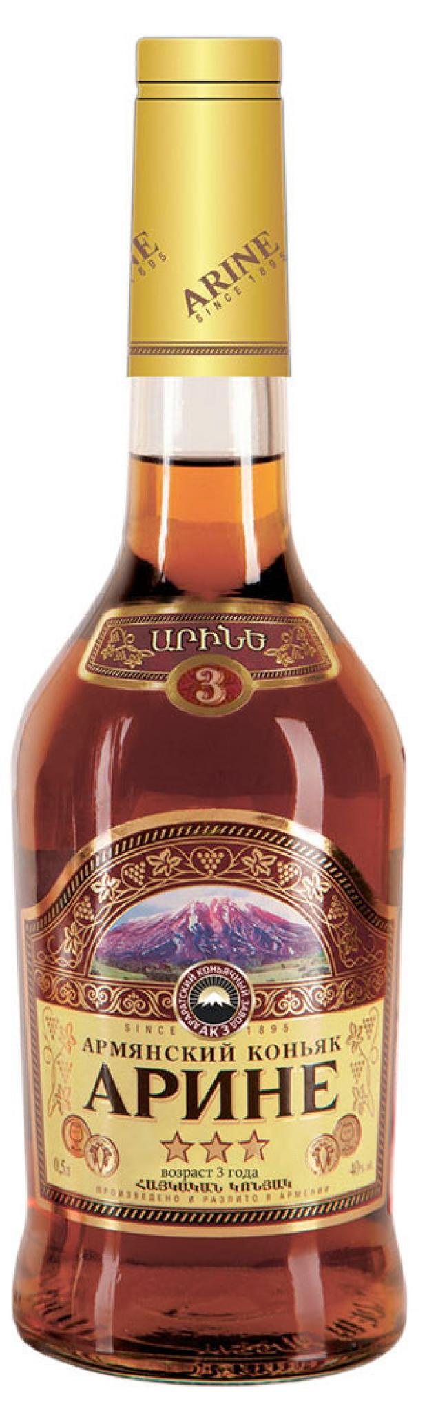 

Коньяк «Арине» трехлетний Армения, 0,5 л