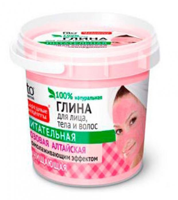 Глина для кожи и волос «Народные рецепты» Алтайская очищающая, 155 мл