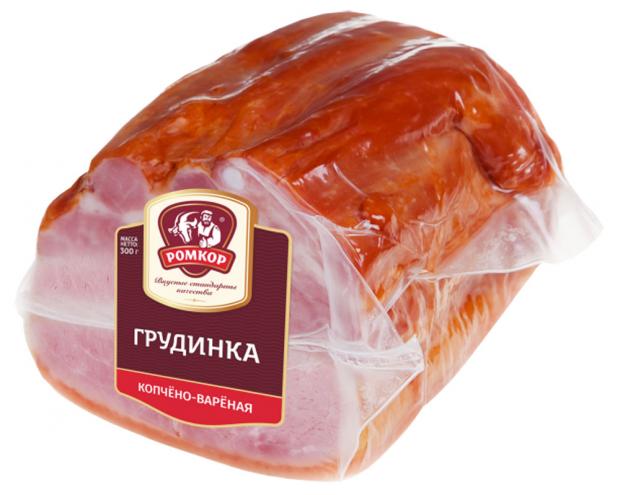 

Грудинка варено-копченая «РОМКОР», 300 г