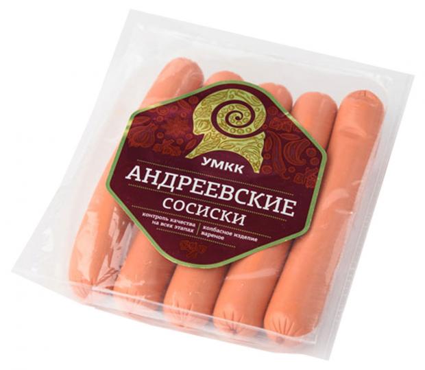 

Сосиски «УМКК» Андреевские с говядиной, 395 г