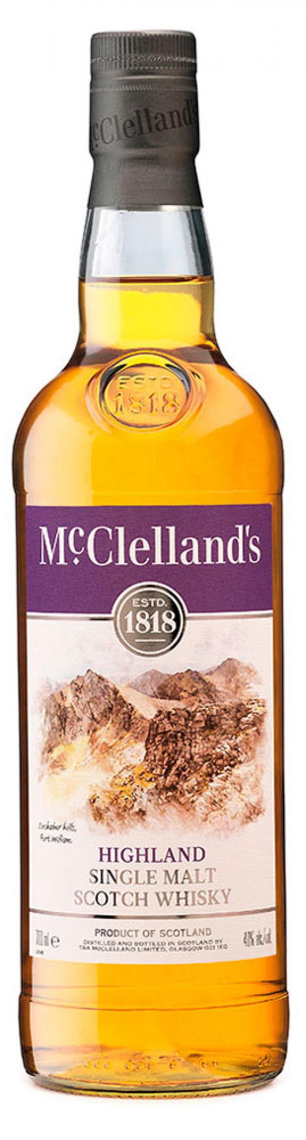 

Виски McClelland’s Highland Великобритания, 0,7 л