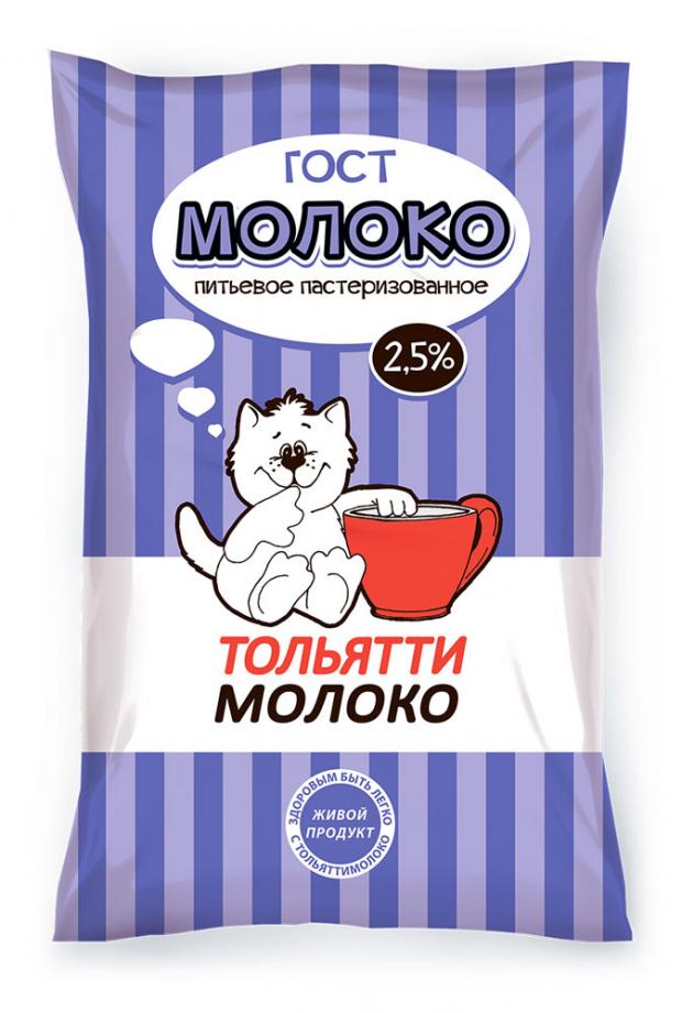 

Молоко «Тольяттимолоко» пастеризованное 2,5%, 900 мл