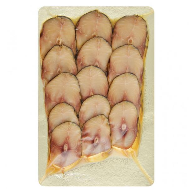 

Скумбрия атлантическая холодного копчения «Синтез» кусочки (0,8-1 кг), 1 упаковка ~ 1 кг