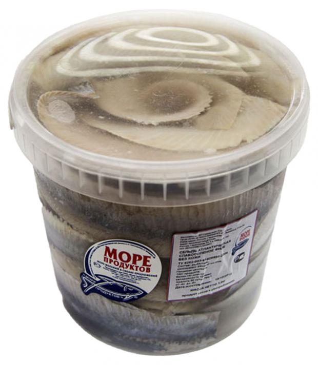 

Сельдь филе слабосоленое «Море продуктов» без кожи, вес