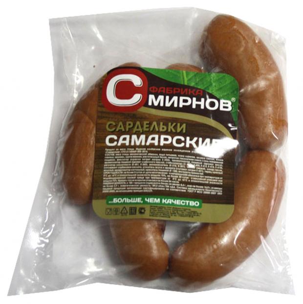 

Сардельки «Фабрика Смирнов» Самарские (0,5-0,7 кг), 1 упаковка ~0,6 кг