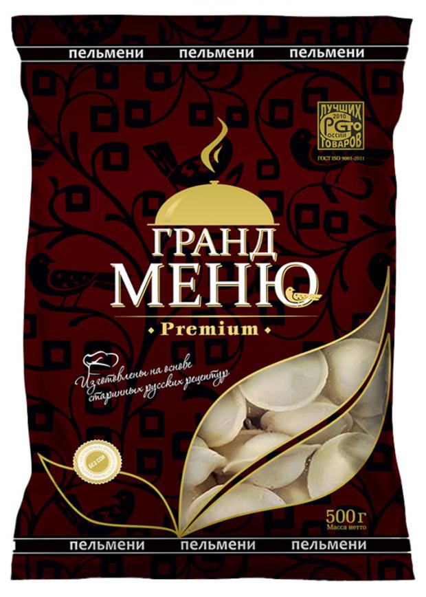 

Пельмени свино-говяжьи «Кузнецовъ» Гранд меню премиум, 500 г