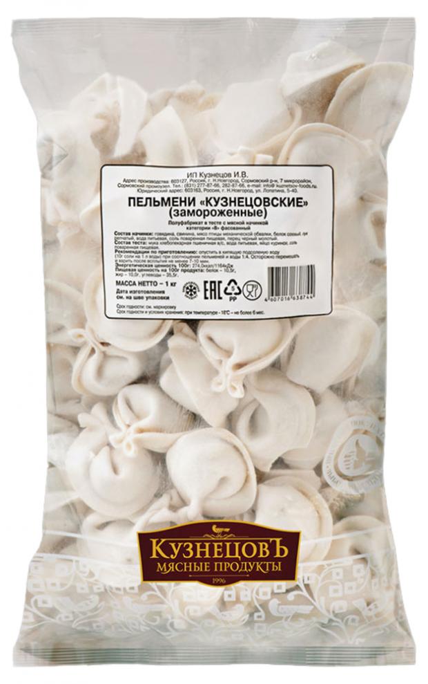 

Пельмени мясные «Кузнецовъ» Кузнецовские, 1 кг