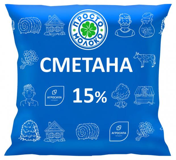 

Сметана «Просто Молоко» 15%, 430 г