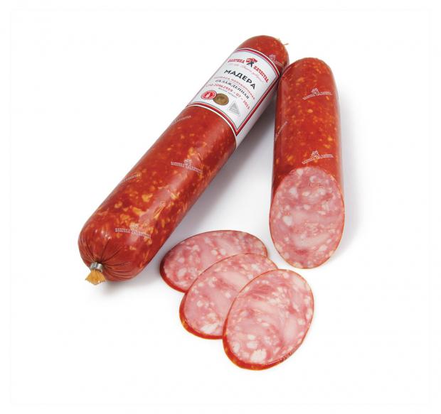 

Колбаса полукопченая «Фабрика Качества»Мадера (0,7 - 1 кг), 1 упаковка ~ 0,8 кг