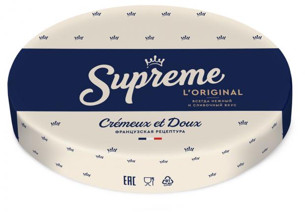 Сыр мягкий Supreme с белой плесенью 60 вес 1696₽