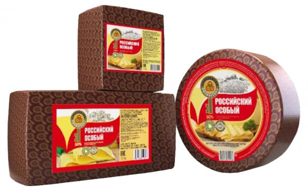 

Сыр полутвердый Cheeseburg Российский 50%, вес