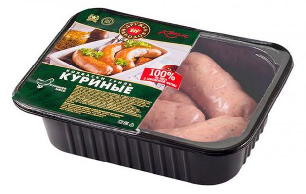 

Колбаски куриные гриль «Дружба народов» (0,2-0,6 кг), 1 упаковка ~ 0,4 кг