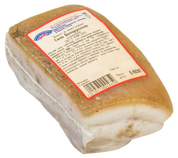 

Сало «Новоуральский мясной двор» Белорусское (0,35-0,4 кг), 1 упаковка ~0,4 кг