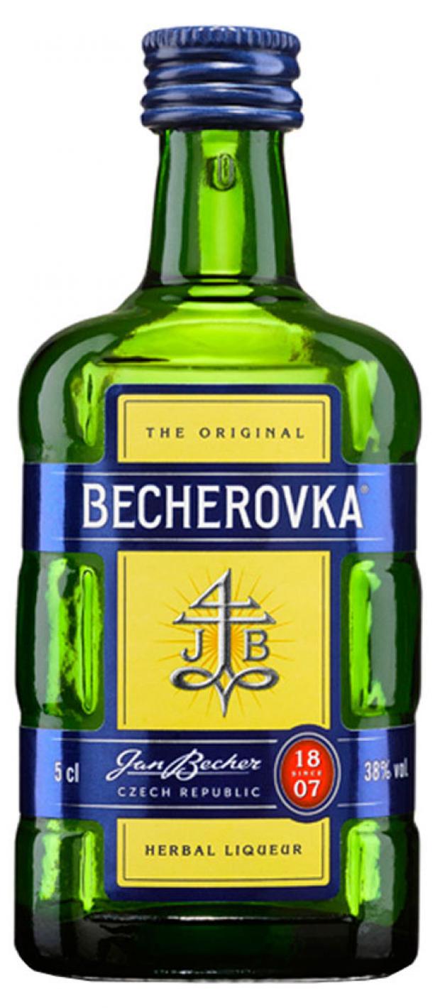 

Ликёр BECHEROVKA Чехия, 0,05 л