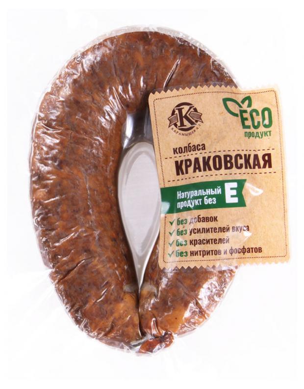 

Колбаса полукопченая «Карамышев» Краковская ЭКО продукт, 300 г