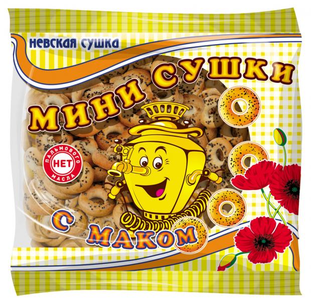 Сушки-мини Невская Сушка с маком 200 г 57₽