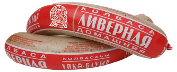 

Колбаса ливерная «УМКК» домашняя (0,3-0,6 кг), 1 упаковка ~ 0,45 кг