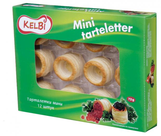 

Тарталетки мини круглые KelBi, 72 г