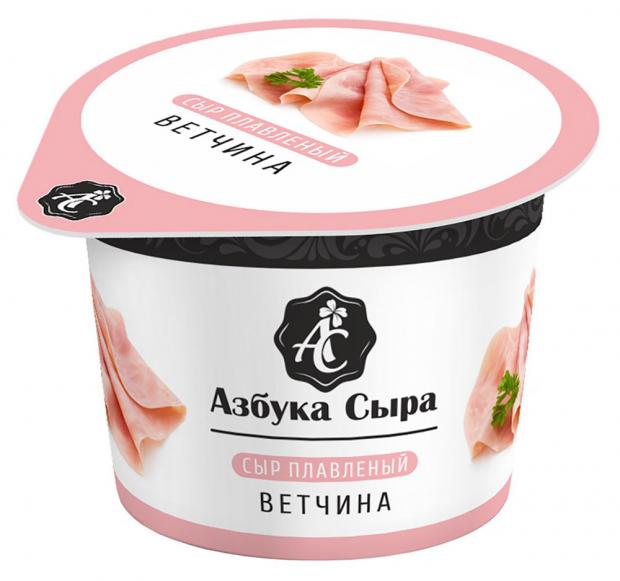 

Сыр плавленный «Азбука сыра» с ветчиной 55%, 100 г