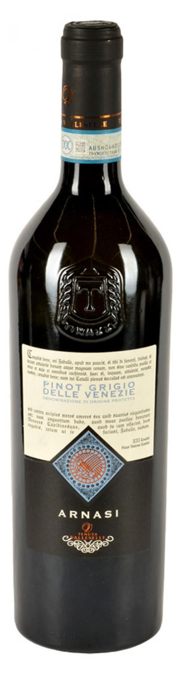 

Вино Tenuta Valleselle Arnasi Pinot Grigio белое сухое Италия, 0,75 л