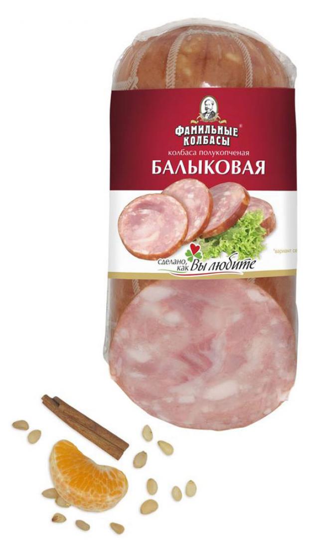 

Колбаса балыковая «Фамильные колбасы» со срезом, 350 г