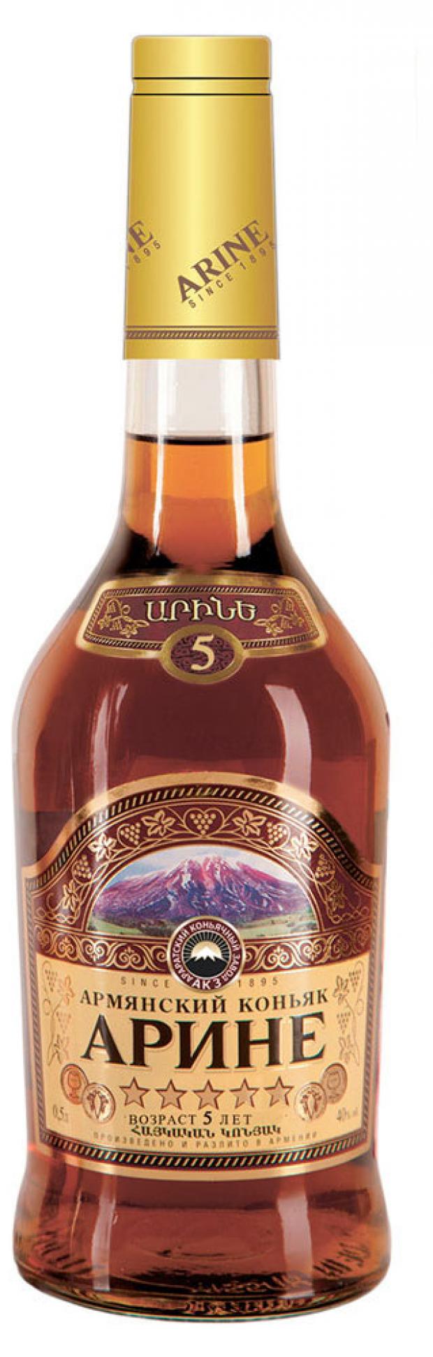 

Коньяк «Арине» пятилетний Армения, 0,5 л