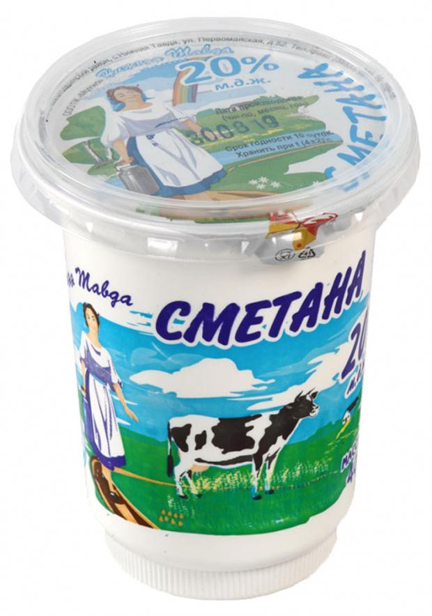 

Сметана «Нижняя Тавда» 20%, 400 г
