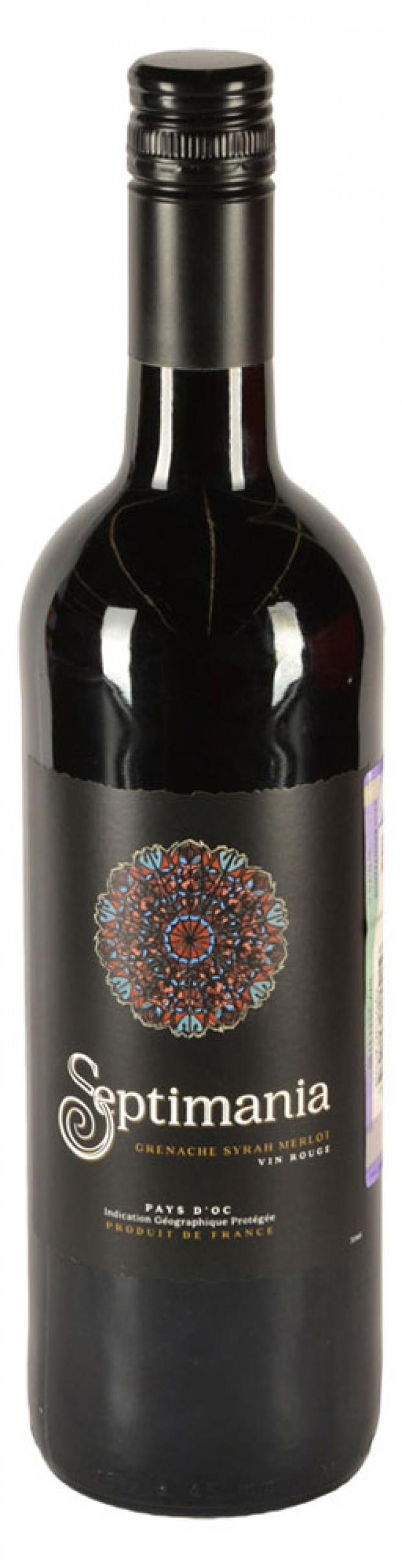 

Вино Septimania Grenache Syrah Merlot красное сухое Франция, 0,75 л