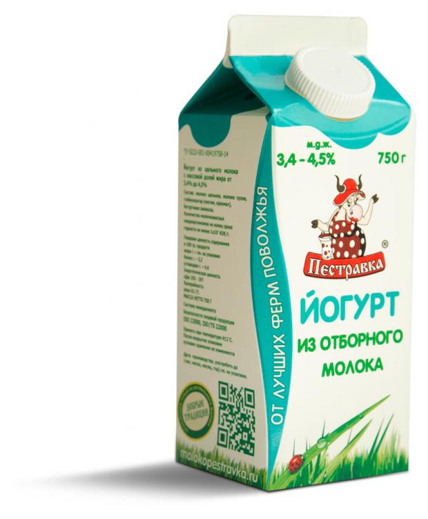

Йогурт «Пестравка» 3,4-4,5%, 750 г