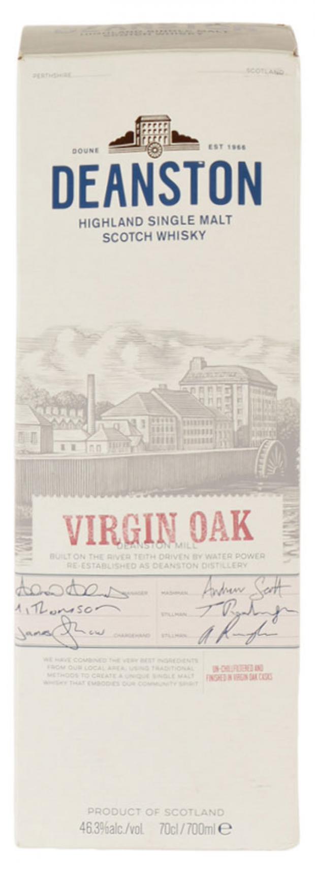 

Виски DEANSTON Virgin OAK в подарочной упаковке Великобритания, 0,7 л