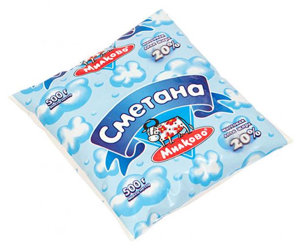 

Сметана «Милково» 20%, 500 г