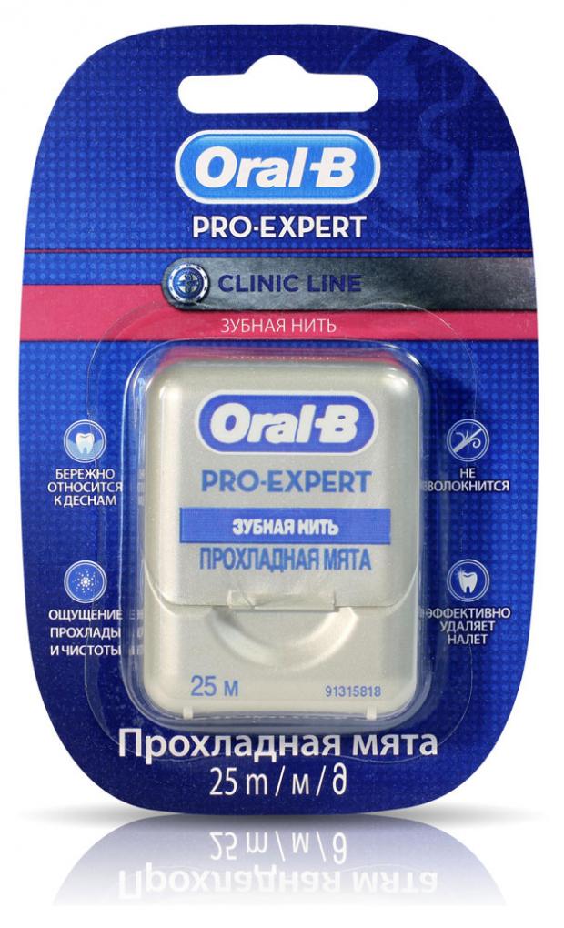 Зубная нить Oral-B Pro Expert Clinic Line, 25 м