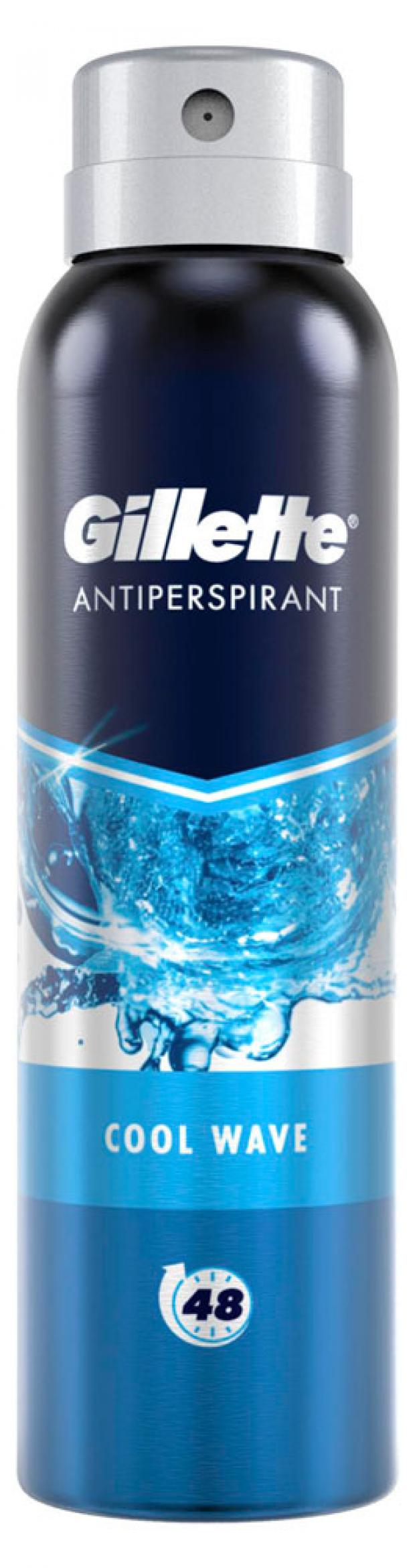 

Дезодорант-антиперспирант спрей мужской Gillette Cool Wave, 150 мл