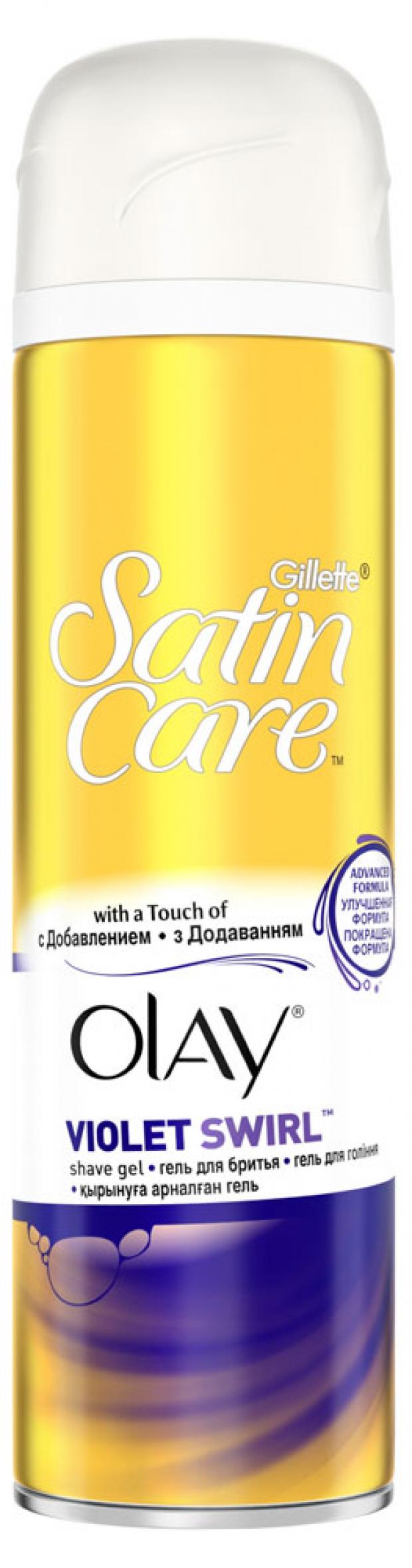 

Гель для бритья Gillette Satin Care Olay Violet Swirl, 200 мл