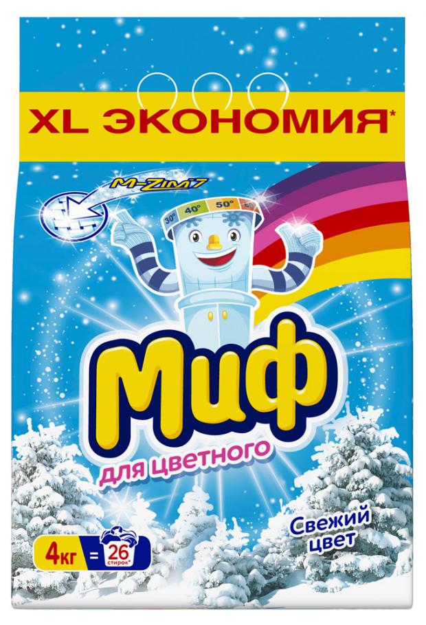 Стиральный порошок Миф Свежий цвет автомат 4 кг 418₽