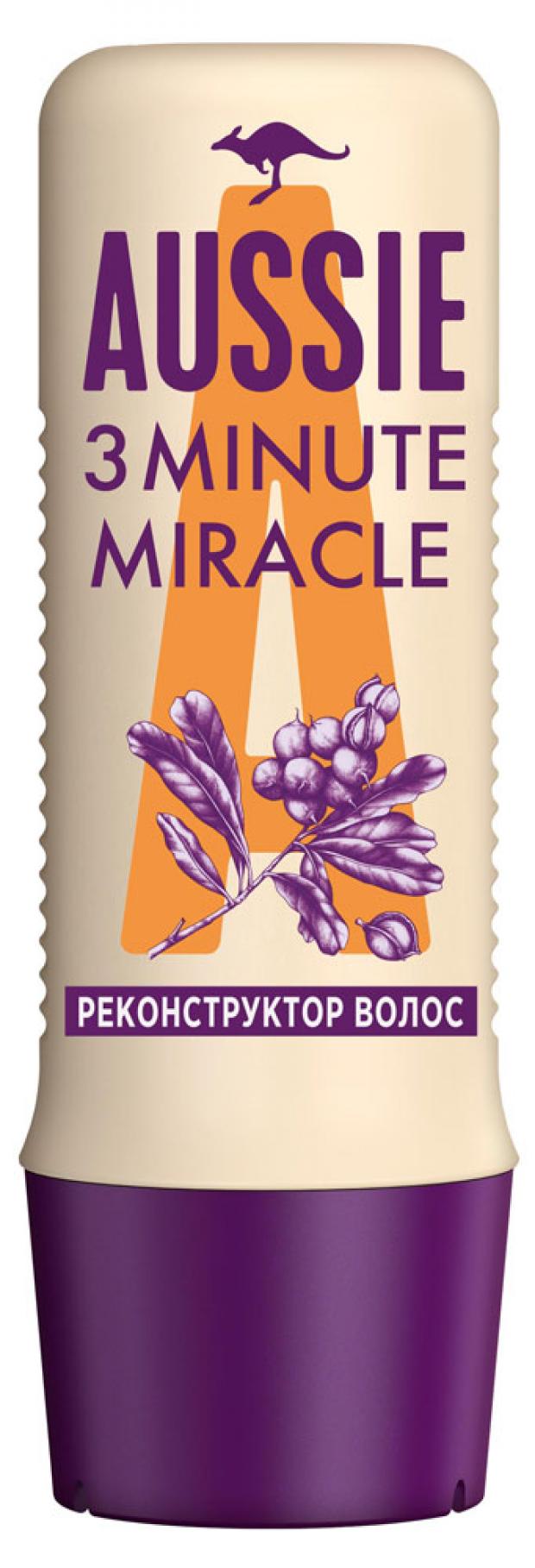 Маска для волос для волос Aussie 3 Minute Miracle с экстрактом мелисы 250 мл 439₽