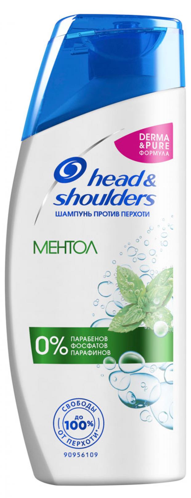 фото Шампунь для волос head&shoulders ментол, 90 мл