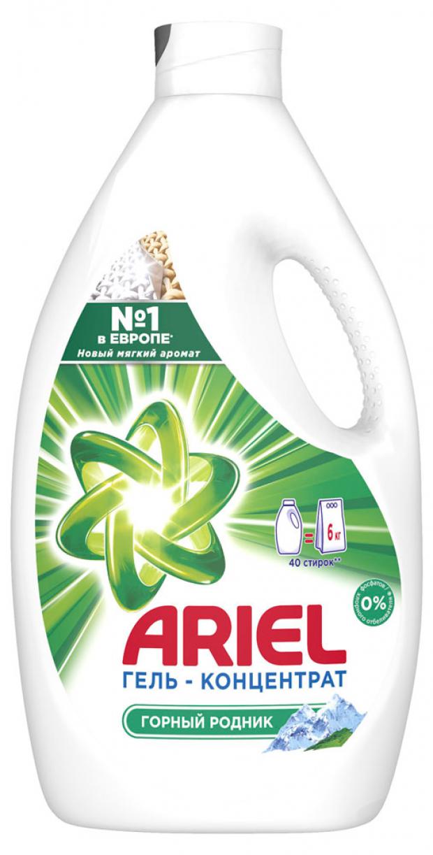 

Гель для стирки Ariel Горный Родник, 2,6 л