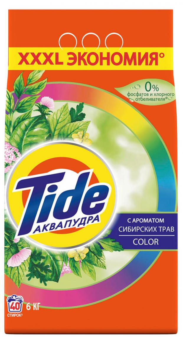 Стиральный порошок Tide Color Сибирские травы 40 стирок 6 кг 613₽