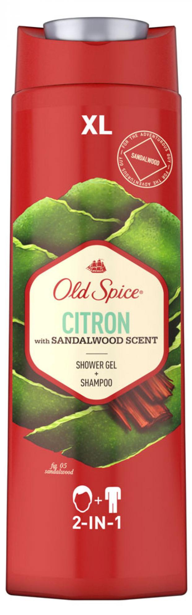 

Гель-шампунь для душа мужской Old Spice Citron Природный аромат, 400 мл