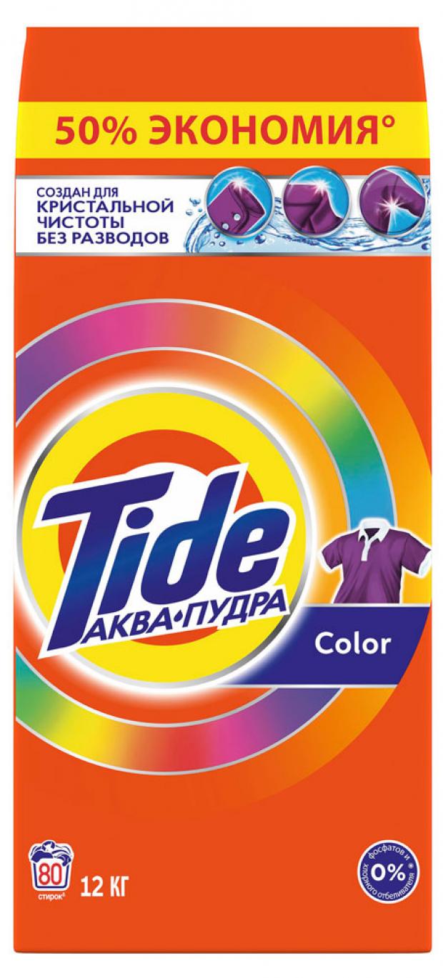 Стиральный порошок Tide Автомат Color 80 стирок 12 кг 1457₽