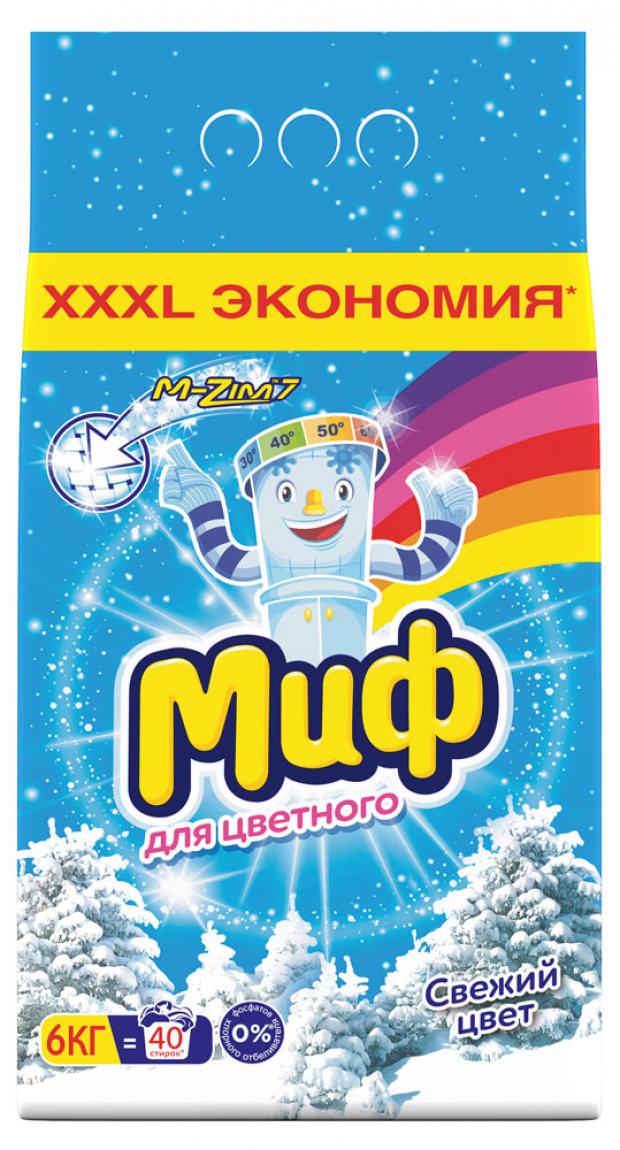 Стиральный порошок Миф Cвежий цвет автомат 6 кг 553₽