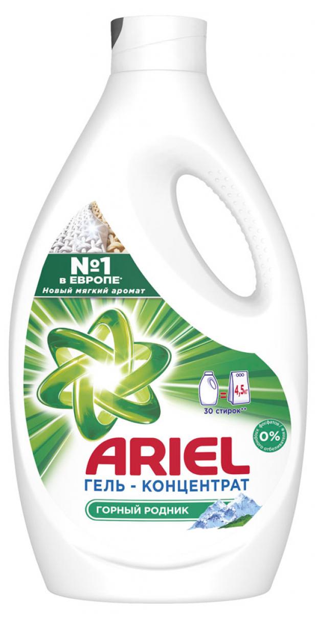 

Гель для стирки Ariel Горный родник 30 стирок, 1,95 л