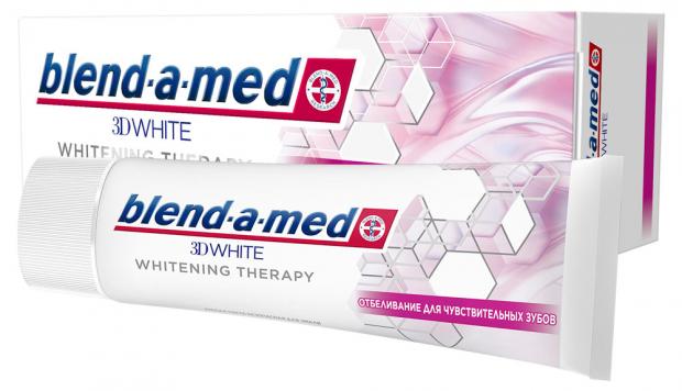 

Зубная паста Blend-a-med 3D White Whitening Therapy отбеливающая, 75 мл