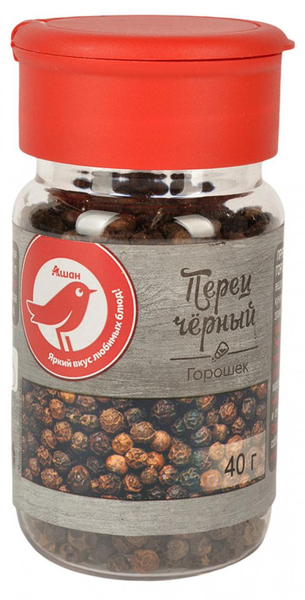 Перец черный АШАН горошек 40 г 56₽