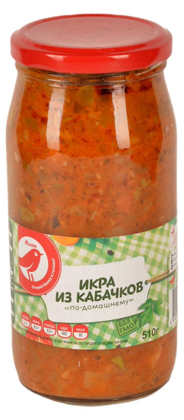 

Икра кабачковая АШАН по-домашнему, 510 г
