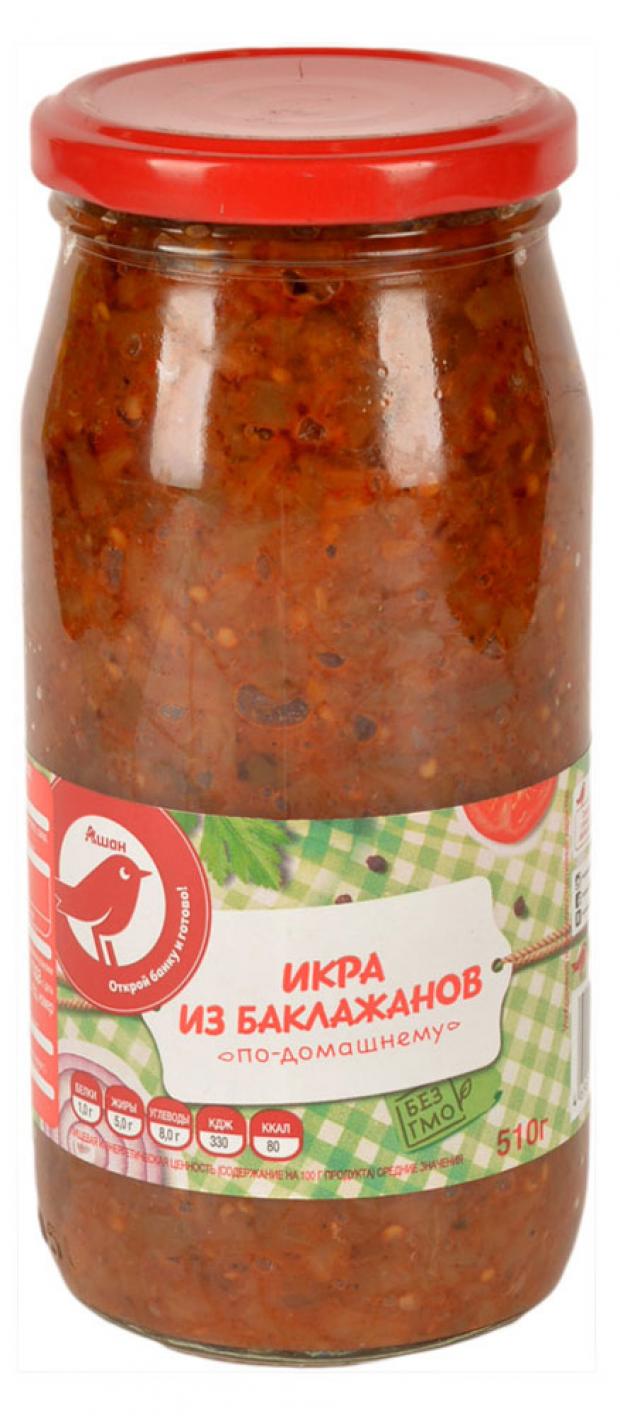 

Икра из баклажанов АШАН по-домашнему, 510 г